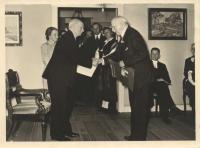 Uppvaktning på 80-årsdagen