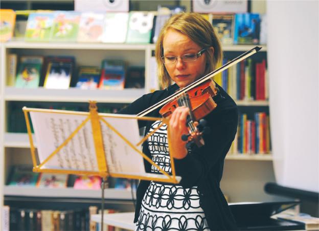 Violinisten Matilda Koskinen